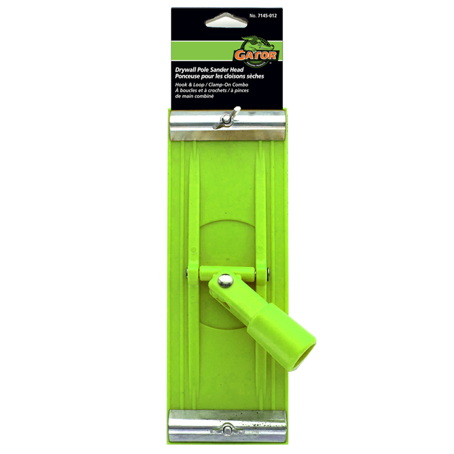 Tête de ponceuse de cloisons sèches, 10 po x 4 po