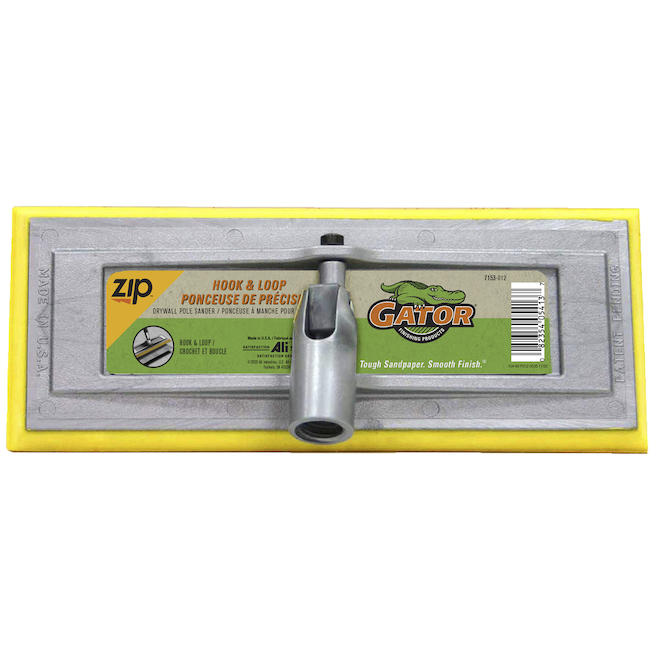 Tête de ponceuse de cloisons sèches, 10 po x 4 po