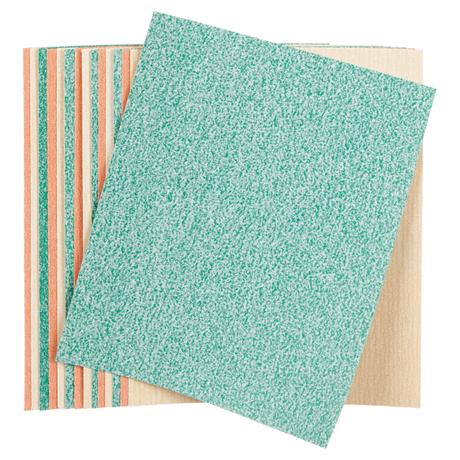 Papier abrasif assorti