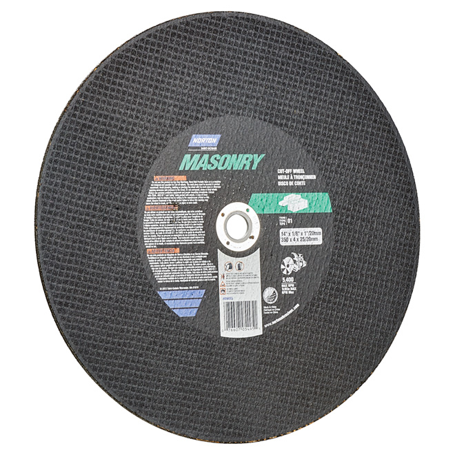 14" Black Masonry Cutting Blade