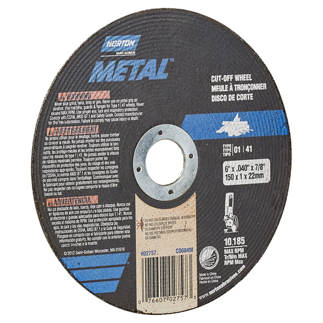 Metal Cut-Off Blade - 6"