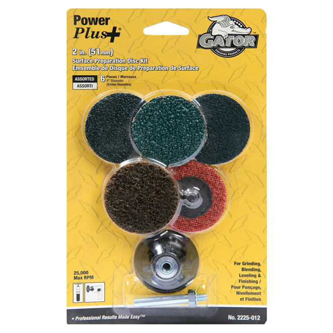 Sanding Disc Set - 6 Pieces