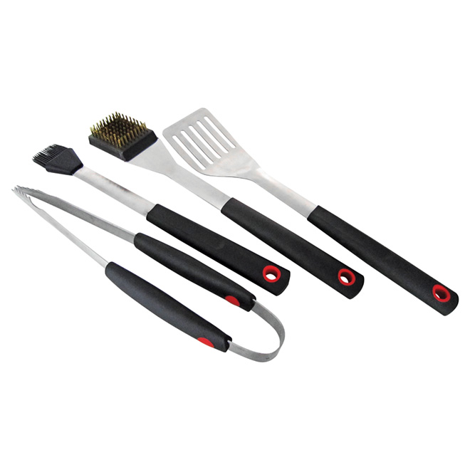 Ensemble de 4 ustensiles pour barbecue