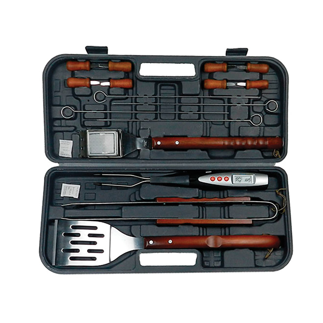 Ensemble de 15 ustensiles pour barbecue