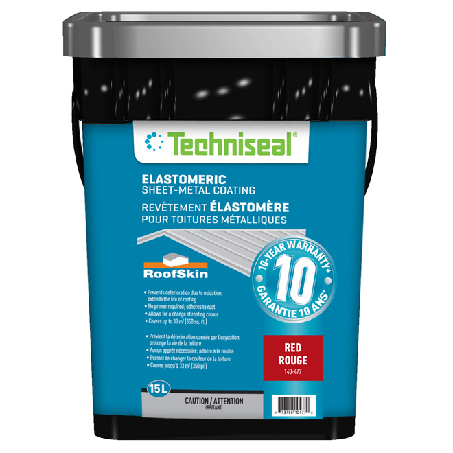 Revêtement élastomère pour toitures métalliques
