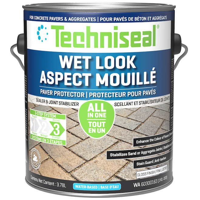 Protecteur rehausseur de couleur pour pavés de béton