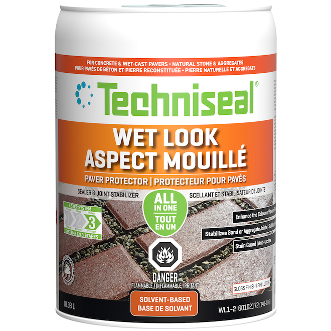 Wet Look Concrete Paver Protector