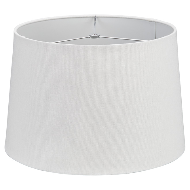 Linen Lamp Shade - 15" - White