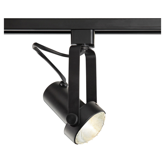Linear Track Lighting Head - Black
