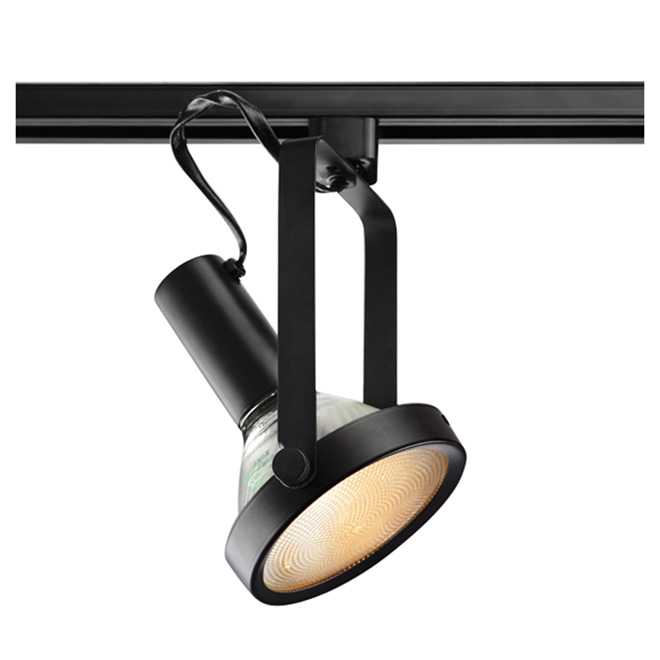 Projecteur sur rail, noir