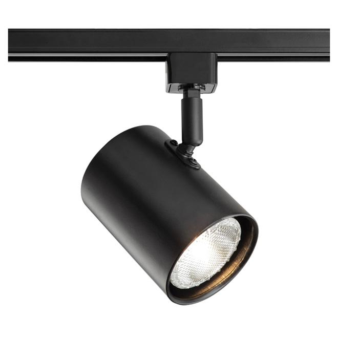 Projecteur sur rail, noir