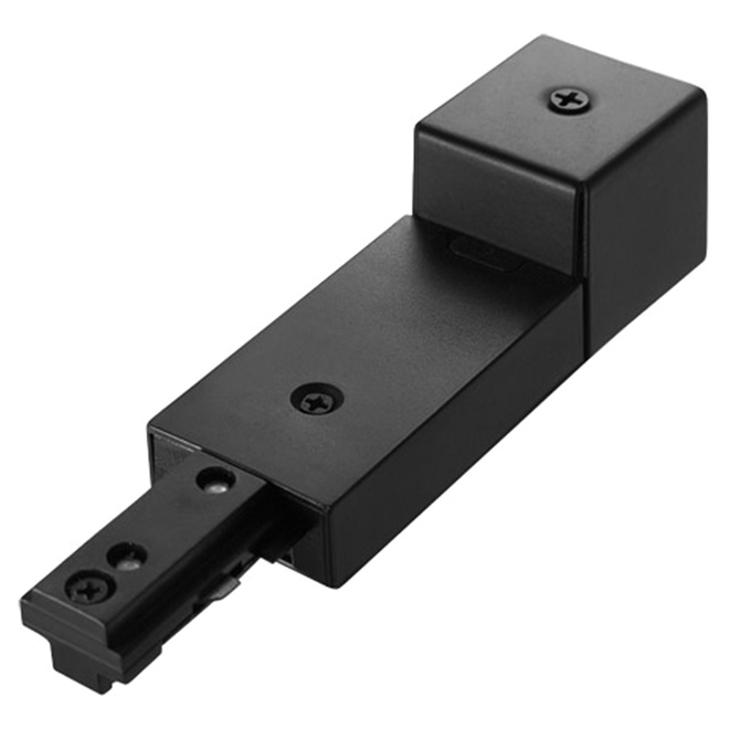 Linear Track Live End Power Feed - Black