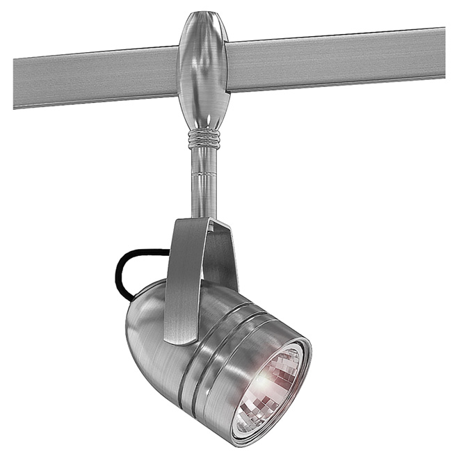 Flex Rail Lighting Head - Satin Nickel