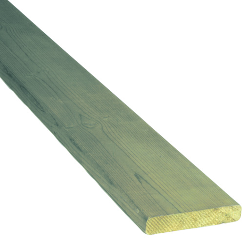 Treated Wood Green - 5/4 in x 6 in x 16 ft