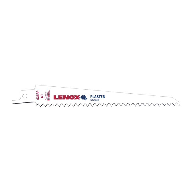 RECIPROCATING SAW BLADE 6" 6TH/IN