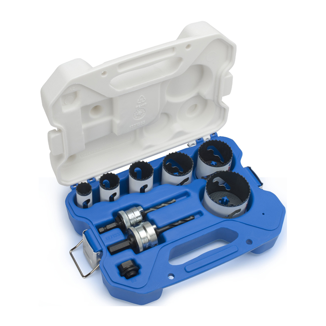 Electrician hole saw set