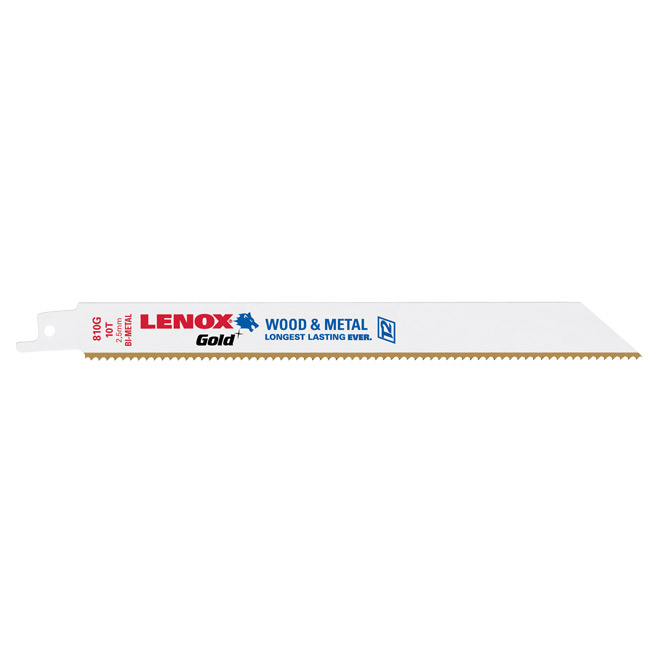 Bi-Metal Reciprocating Saw Blade 8" - Pack of 5
