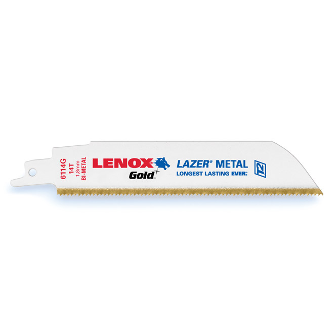 Bi-Metal Reciprocating Saw Blade 6" - Pack of 5