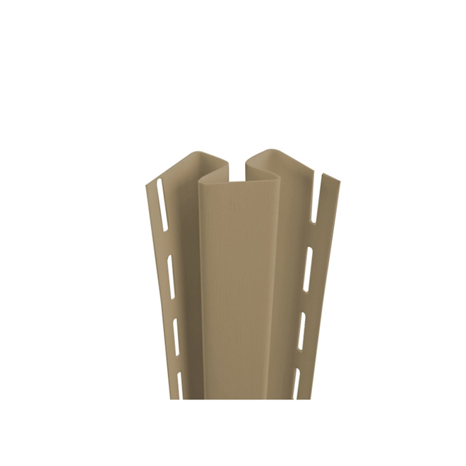 Vinyl Inside Corner Post, Brownstone - 3/4" x 10'