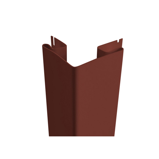 Vinyl Outside Corner Post, Richmond Red - 3" x 10'