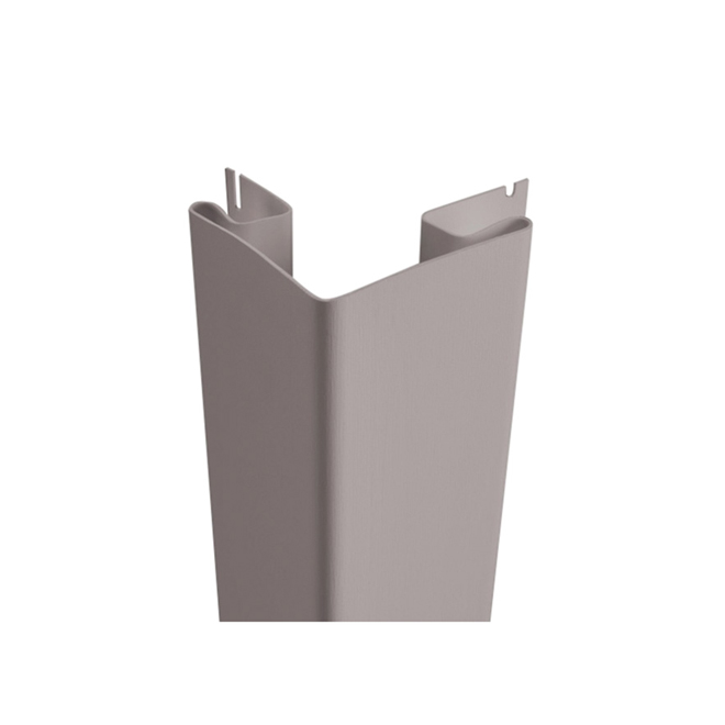 Vinyl Outside Corner Post, Stratus - 3" x 10'