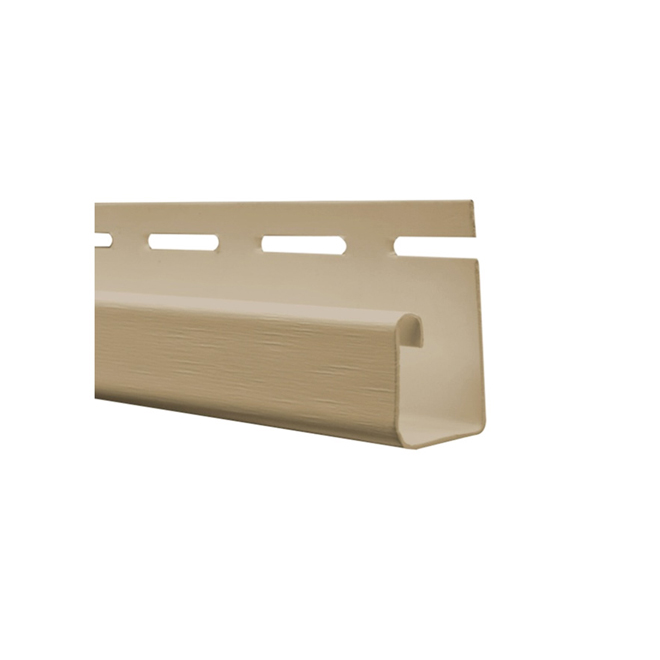 Moulure en J en vinyle, terre d'ombre, 5/8" x 12'