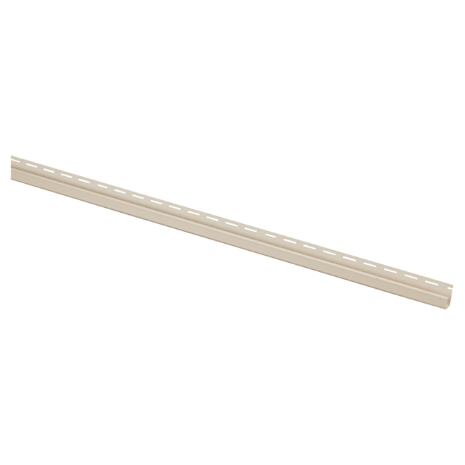 Vinyl J Trim, Sandalwood - 5/8" x 12'