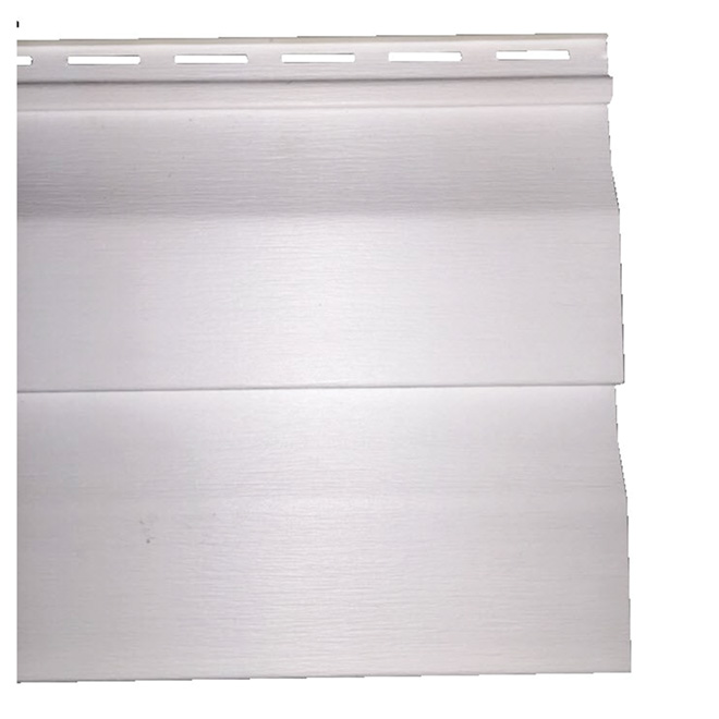 Vinyl D4.5DL Siding, Frost - 10'