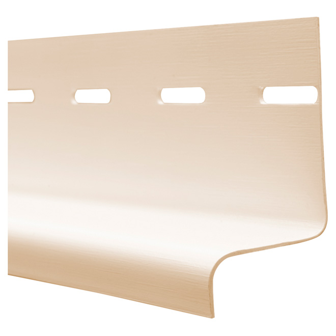 Moulure d'égouttement en vinyle bois de santal, 1 1/4" x 12'
