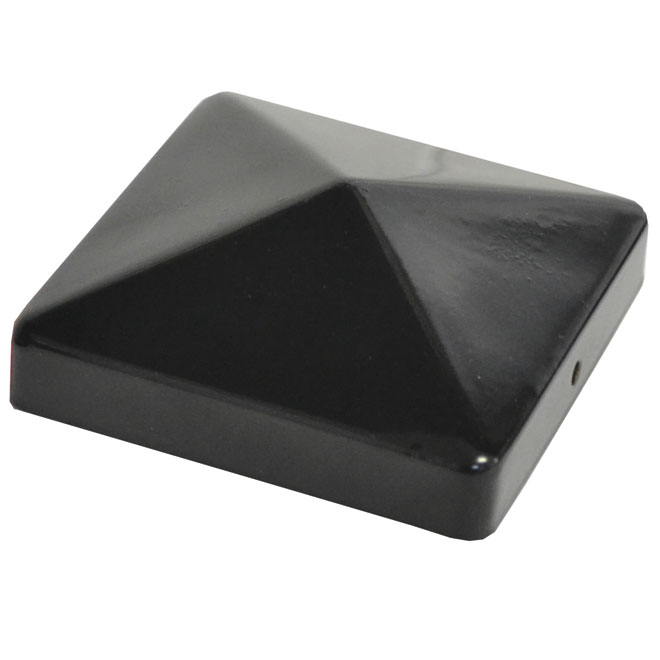 Steel post cap