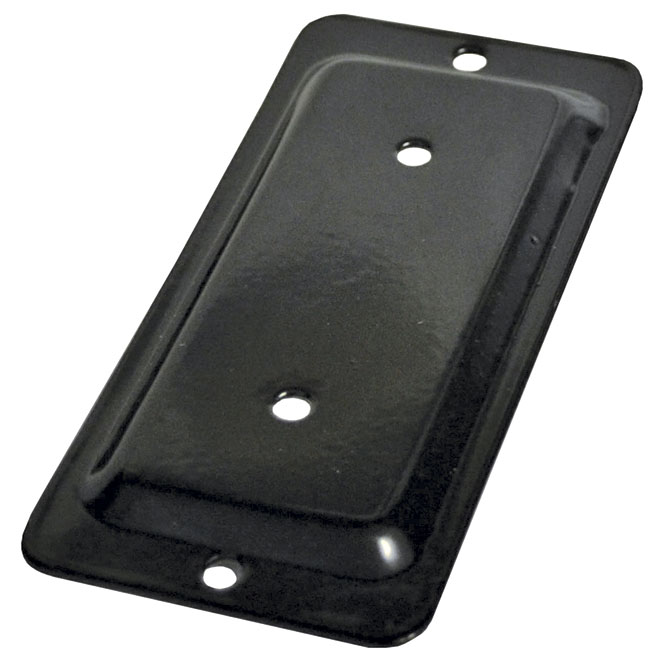Plaque d'assise en acier «Fixplak»