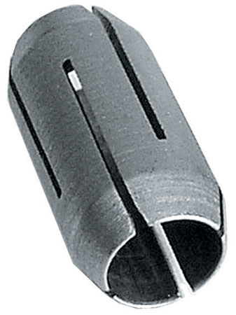 1/4" Collet with Collet Nuts Silver Grey