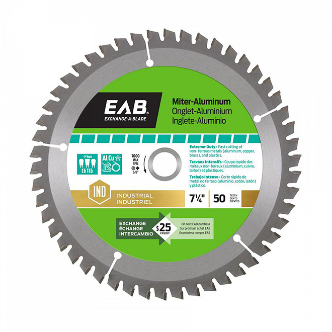 Miter Saw Carbide Blade - 7"- 50TH