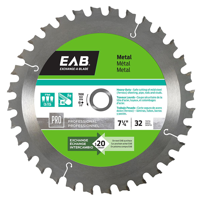 Metal Circular Saw Carbide Blade - 7/14" - 32TH