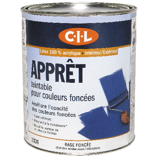 Apprêt teintable pour couleurs foncées