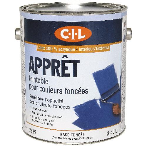 Apprêt teintable pour couleurs foncées