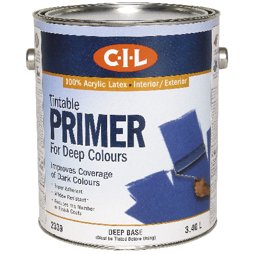 Tintable Primer for deep colours