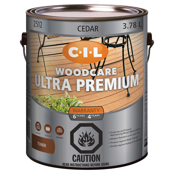 Stain - "Semi-Transp." Exterior Wood Stain