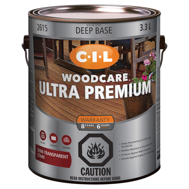Stain - "Semi-Transp." Exterior Wood Stain