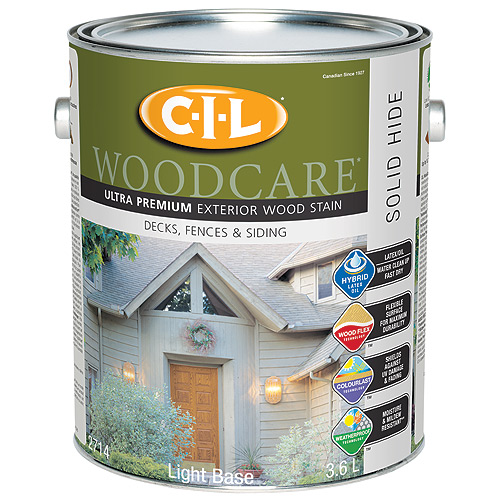 Stain - "Solid Finish" Exterior Wood Stain