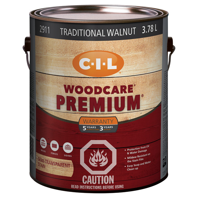 Stain - "Semi-Transp." Exterior Wood Stain