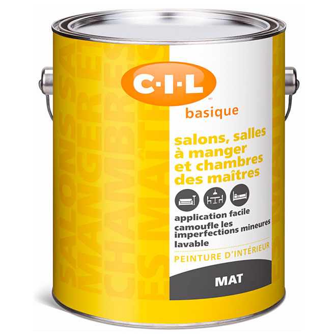 Peinture d'intérieur latex acrylique