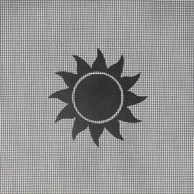 Appliqué pour moustiquaire «Soleil»