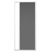 Porte moustiquaire coulissante rétractable - Blanc