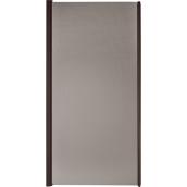 Moustiquaire rétractable, porte simple, 36'' x 79'', noir