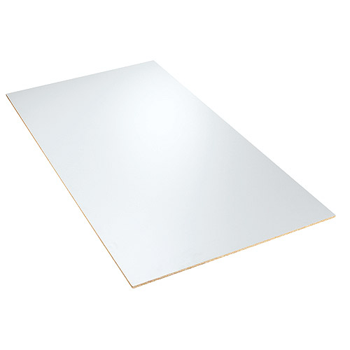 Panneau de mélamine, blanc, 1/2 po x 49 po x 97 po