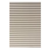 Panneau MDF, rainuré, blanc, 3/4 po x 49 po x 97 po