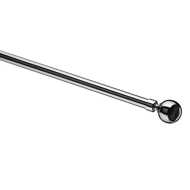 Ensemble de tringle à rideaux ajustable 48-120"