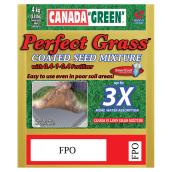 Mélange de semence à gazon enrobée Perfect Grass, 4 kg