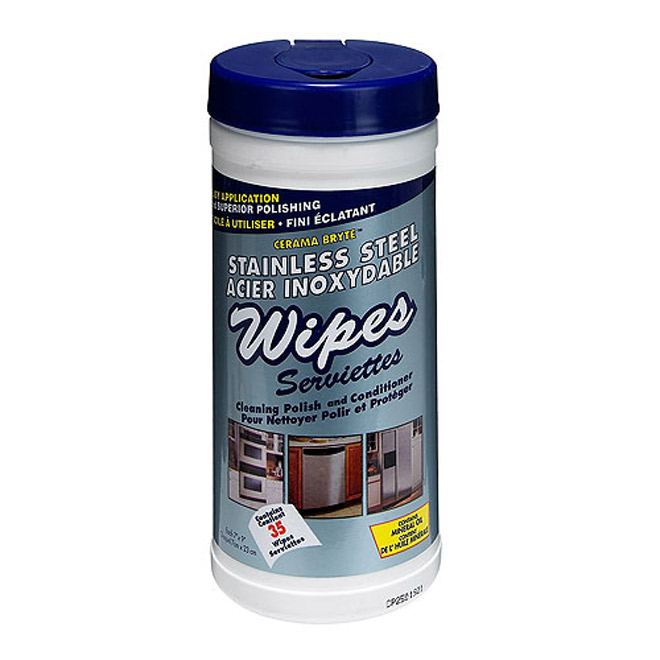 Stainless Steel Cleaning Wipes